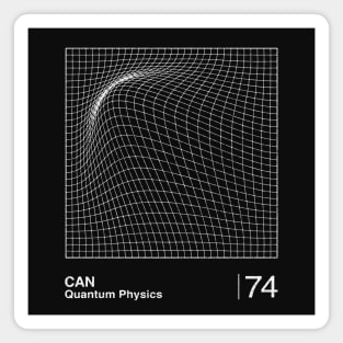 Quantum Physics / Minimalist Graphic Artwork Design Magnet